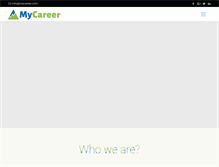 Tablet Screenshot of mycareer.com
